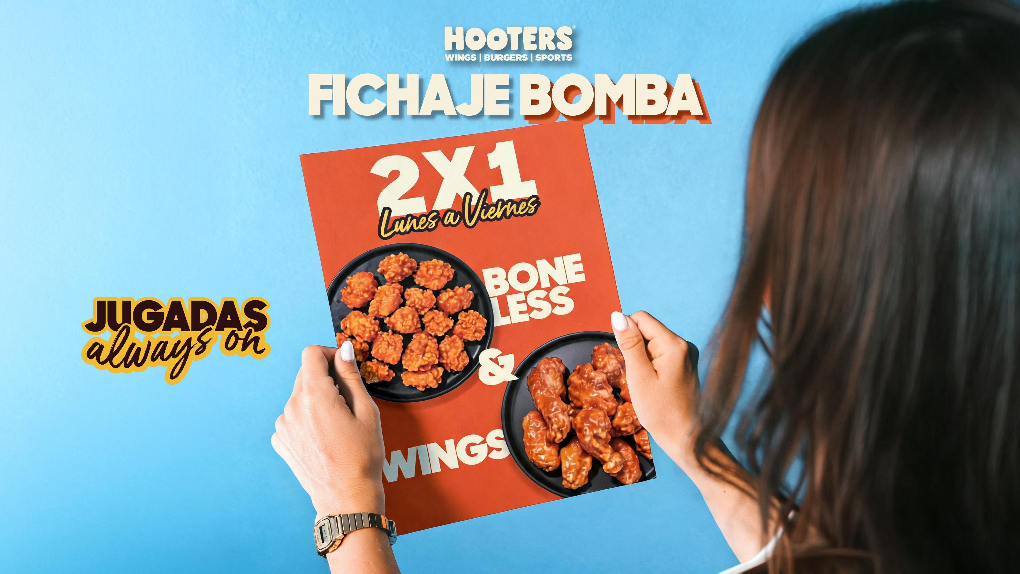2×1 en Boneless & Wings